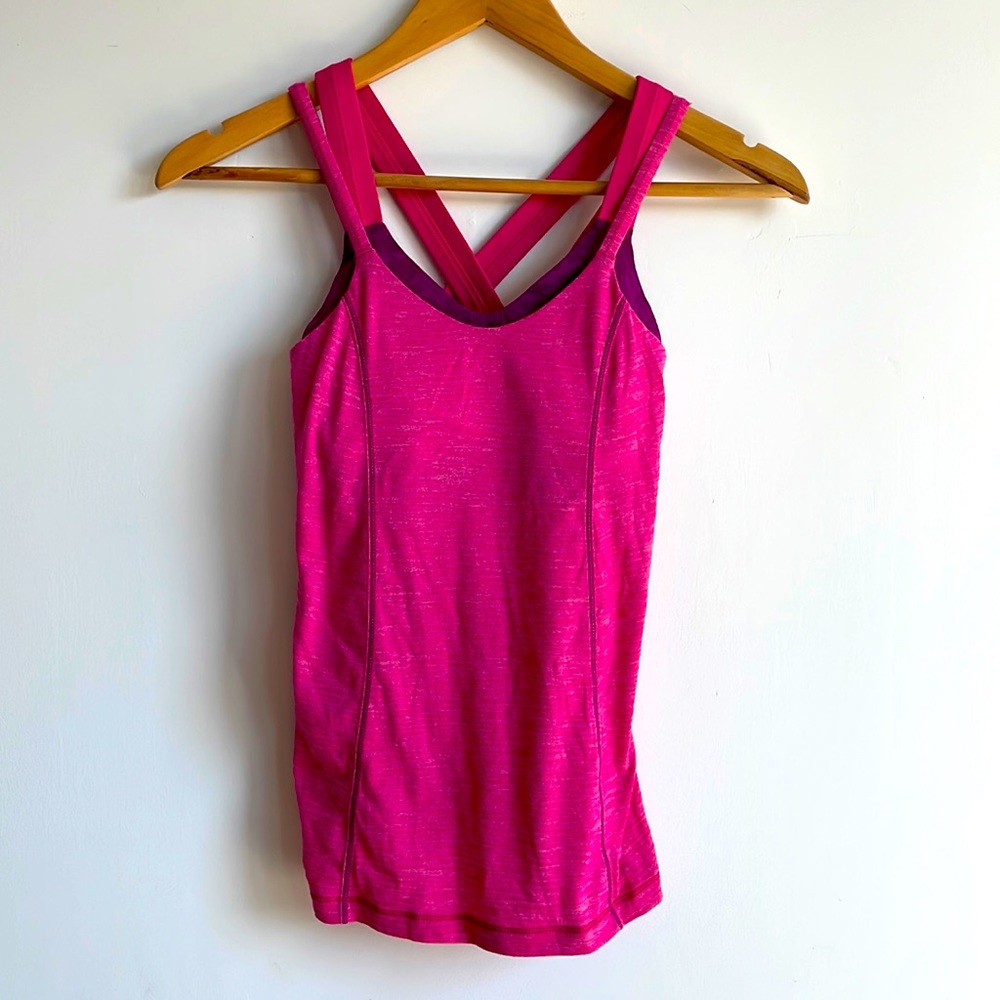 Lululemon tank with built in sports bra